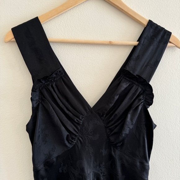 Realisation Par Roxy Silk Mini Dress Black Dragon - Picture 3 of 9